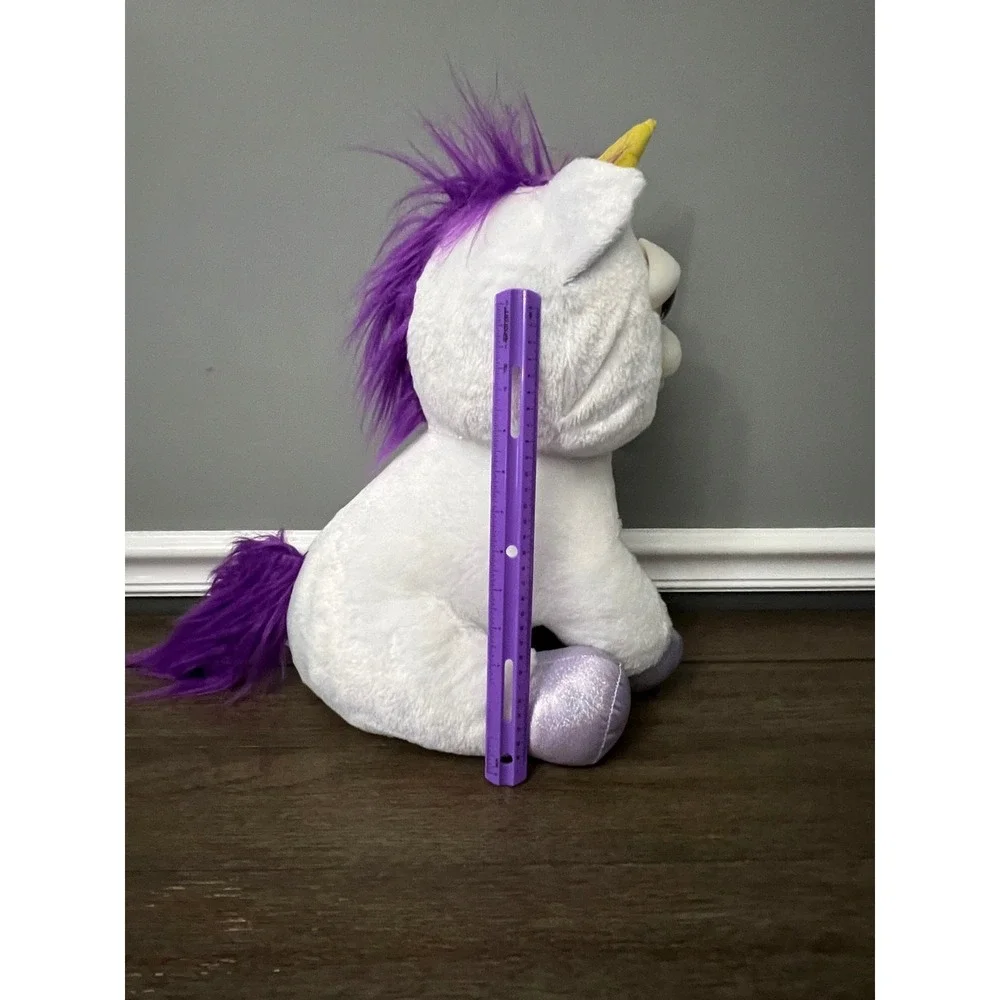 Feisty Pets Glenda Glitterpoop the Unicorn with Different Colored Eyes Plush